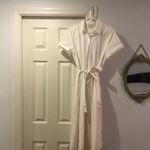 Crisp White Dress